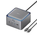 Anker Prime Thunderbolt 5 Docking Station với thiết kế khối lập phương nhỏ gọn và các cổng kết nối