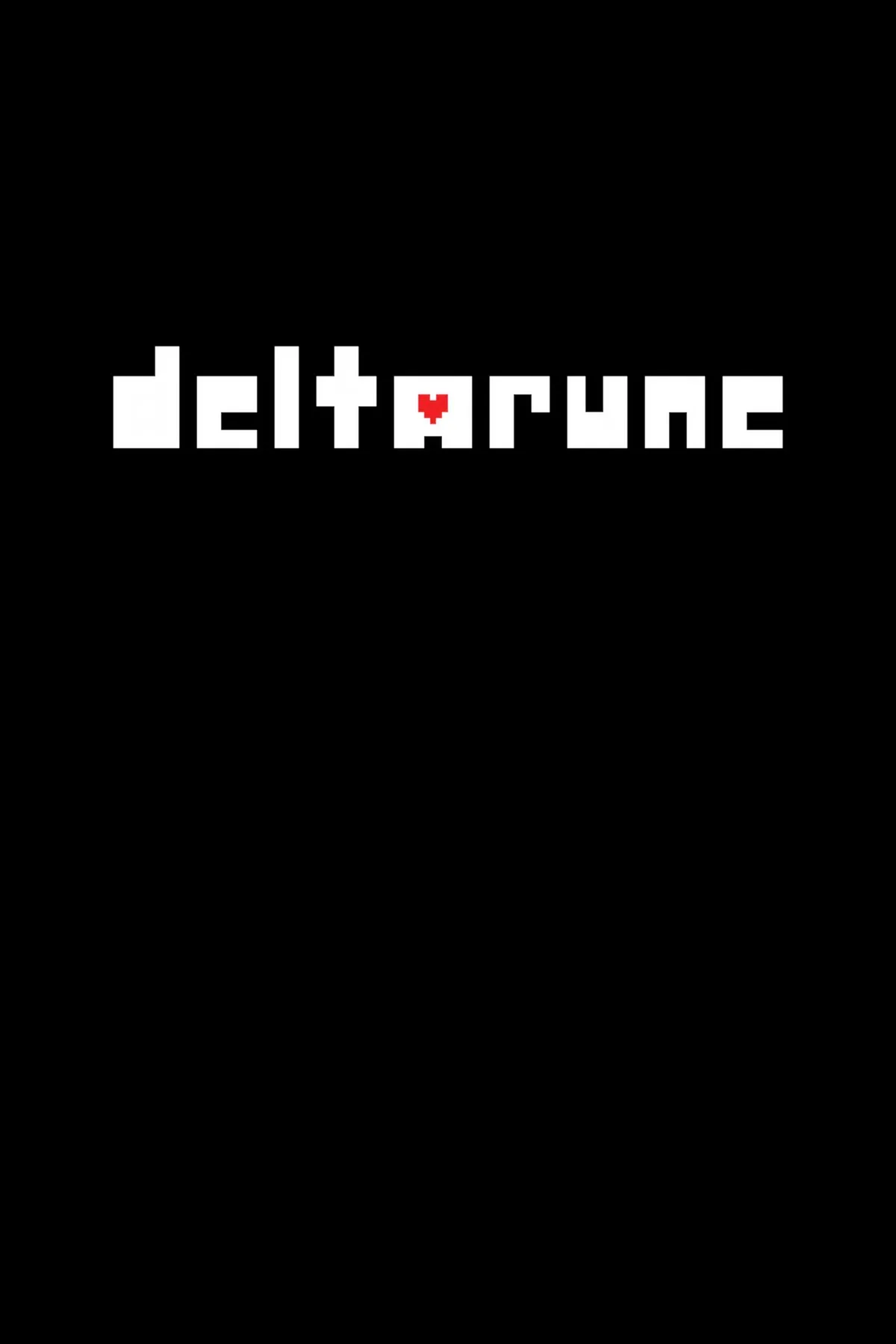 Bìa nghệ thuật game Deltarune với các nhân vật chính Kris, Susie và Ralsei