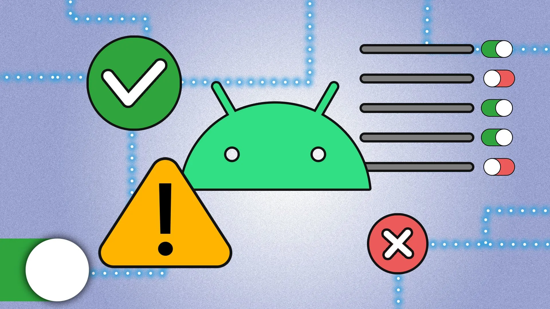Biểu tượng dịch vụ định vị GPS trên điện thoại Android, minh họa việc cấp quyền vị trí cho ứng dụng để tính năng khẩn cấp hoạt động.