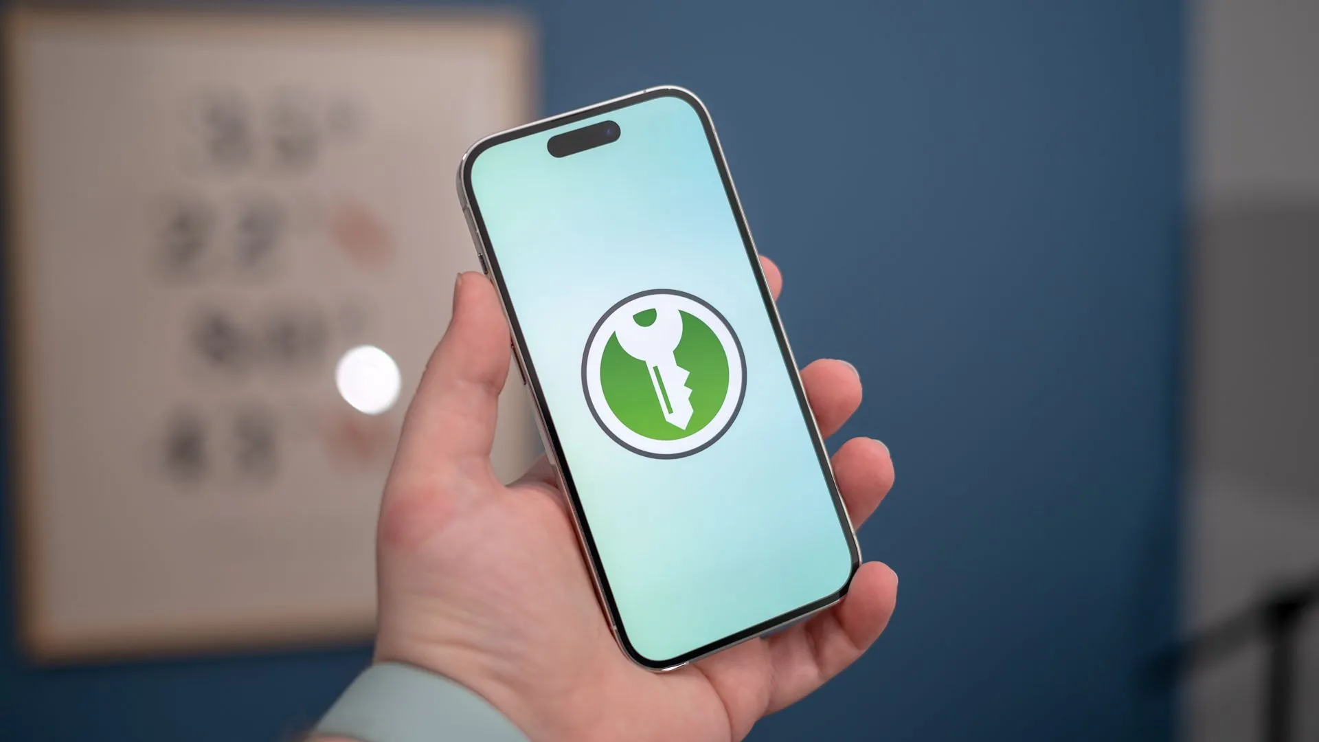 Biểu tượng trình quản lý mật khẩu KeePassXC trên iPhone 14 Pro, minh họa giải pháp quản lý mật khẩu ngoại tuyến