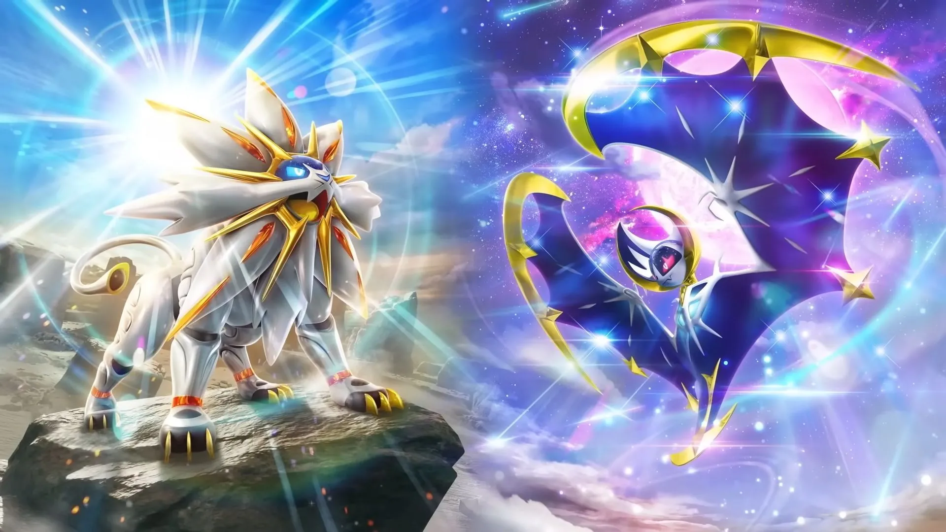 Bộ ba Pokémon khởi đầu vùng Alola: Rowlet, Litten, Popplio cùng Lunala và Solgaleo trong Pokémon TCG Pocket
