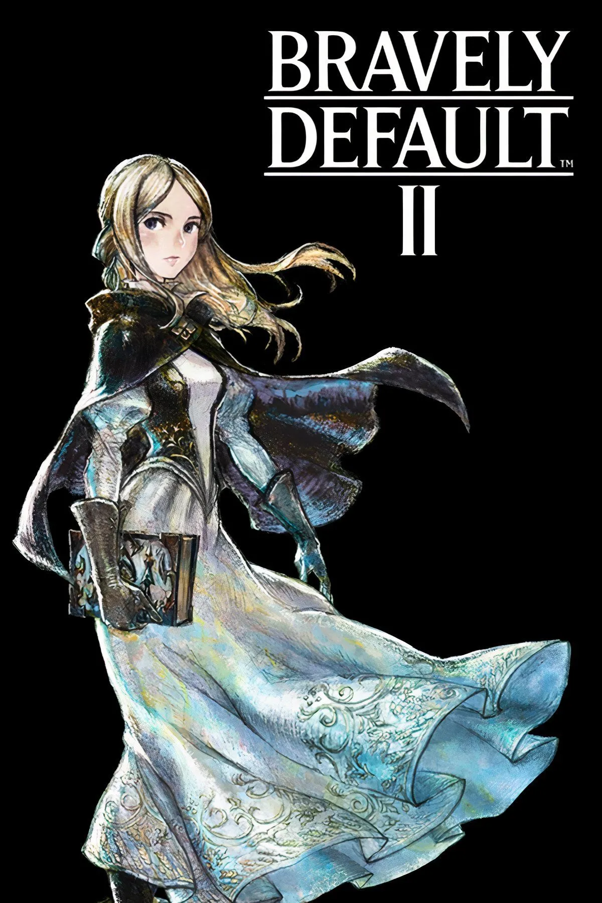 Cảnh chiến đấu theo lượt và đồ họa phong cách màu nước của game Bravely Default II demo