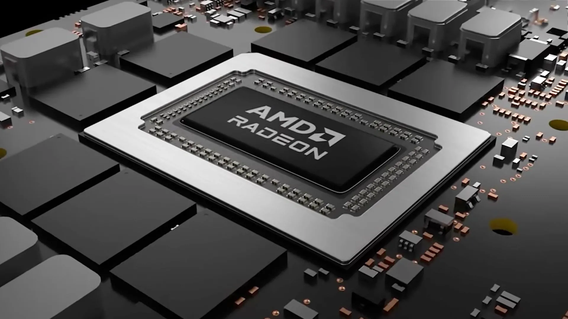 Chip xử lý đồ họa AMD Radeon minh họa công nghệ FSR 4