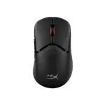 Chuột gaming không dây HyperX Pulsefire Saga Pro màu đen, hiển thị tổng thể thiết kế