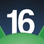 Điện thoại Android 16 hiển thị màn hình chính