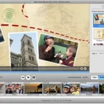 Giao diện chỉnh sửa dự án trên iMovie 6, phiên bản được nhiều người ưa chuộng.