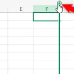 Giao diện Excel for the web hiển thị biểu tượng dấu cộng để chèn hàng hoặc cột mới vào bảng tính
