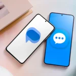 Giao diện Google Messages và Samsung Messages trên điện thoại Android