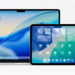 Giao diện Liquid Glass mới trên iPadOS 26 với hiệu ứng trong suốt và phản chiếu nội dung.