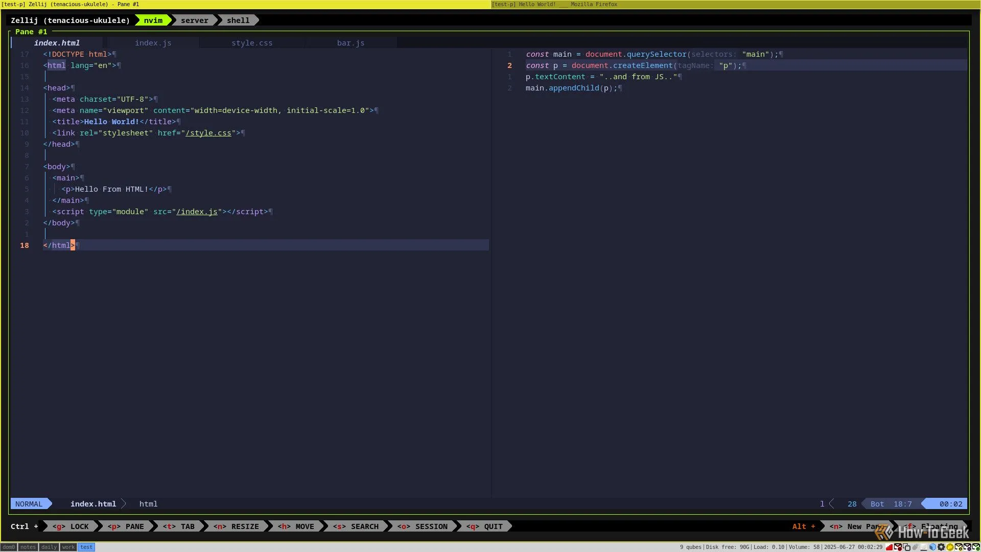 Hai cửa sổ trình soạn thảo code hiển thị các đoạn mã được tô màu cú pháp (Syntax Highlighting) giúp dễ đọc