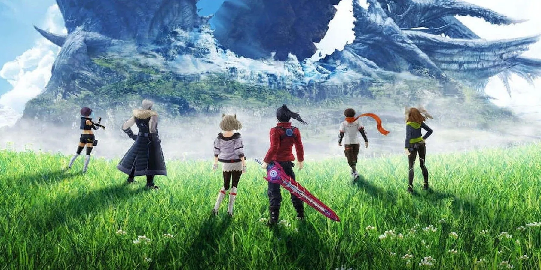 Hình ảnh chính của Xenoblade Chronicles 3, một tựa game JRPG độc quyền nổi bật trên Nintendo Switch