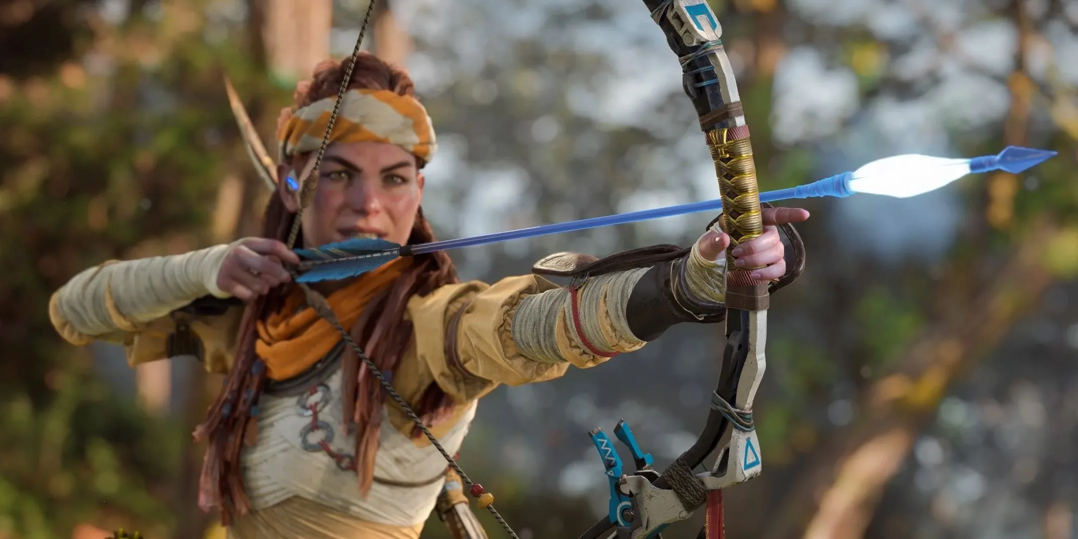 Hình ảnh đồ họa ấn tượng từ tựa game Horizon Forbidden West trên PlayStation 5.