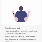 Hình ảnh hướng dẫn các bài tập duỗi cổ trong ứng dụng Galaxy Wearable khi tai nghe Galaxy Buds phát hiện tư thế sai.