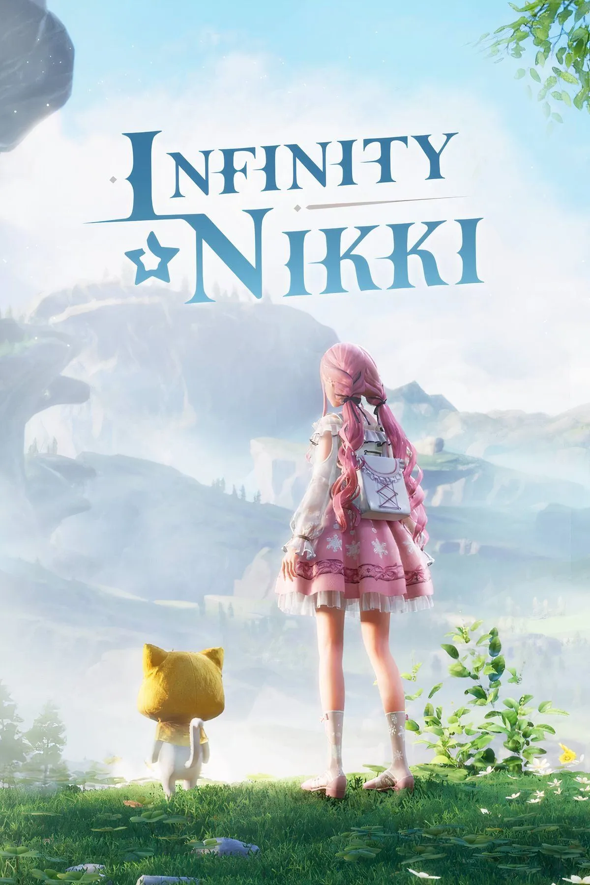 Hình ảnh nhân vật Nikki với trang phục lộng lẫy trong game Infinity Nikki, làm nổi bật đồ họa ấn tượng