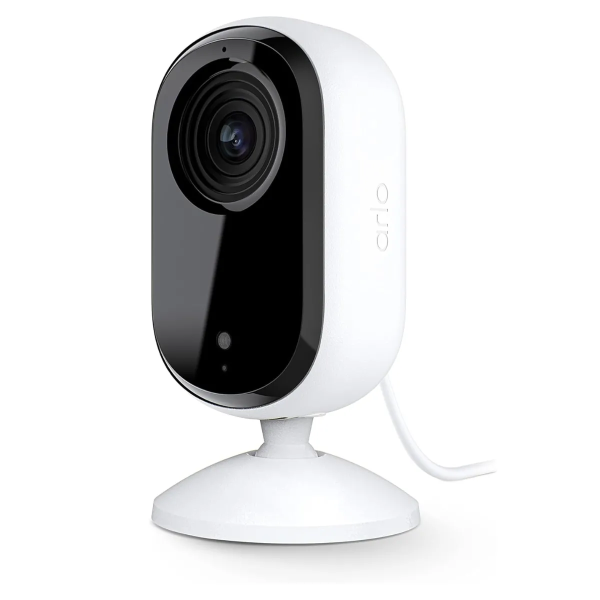 Hình ảnh sản phẩm Arlo Essential Indoor Cam (2K) từ góc nhìn phía trước