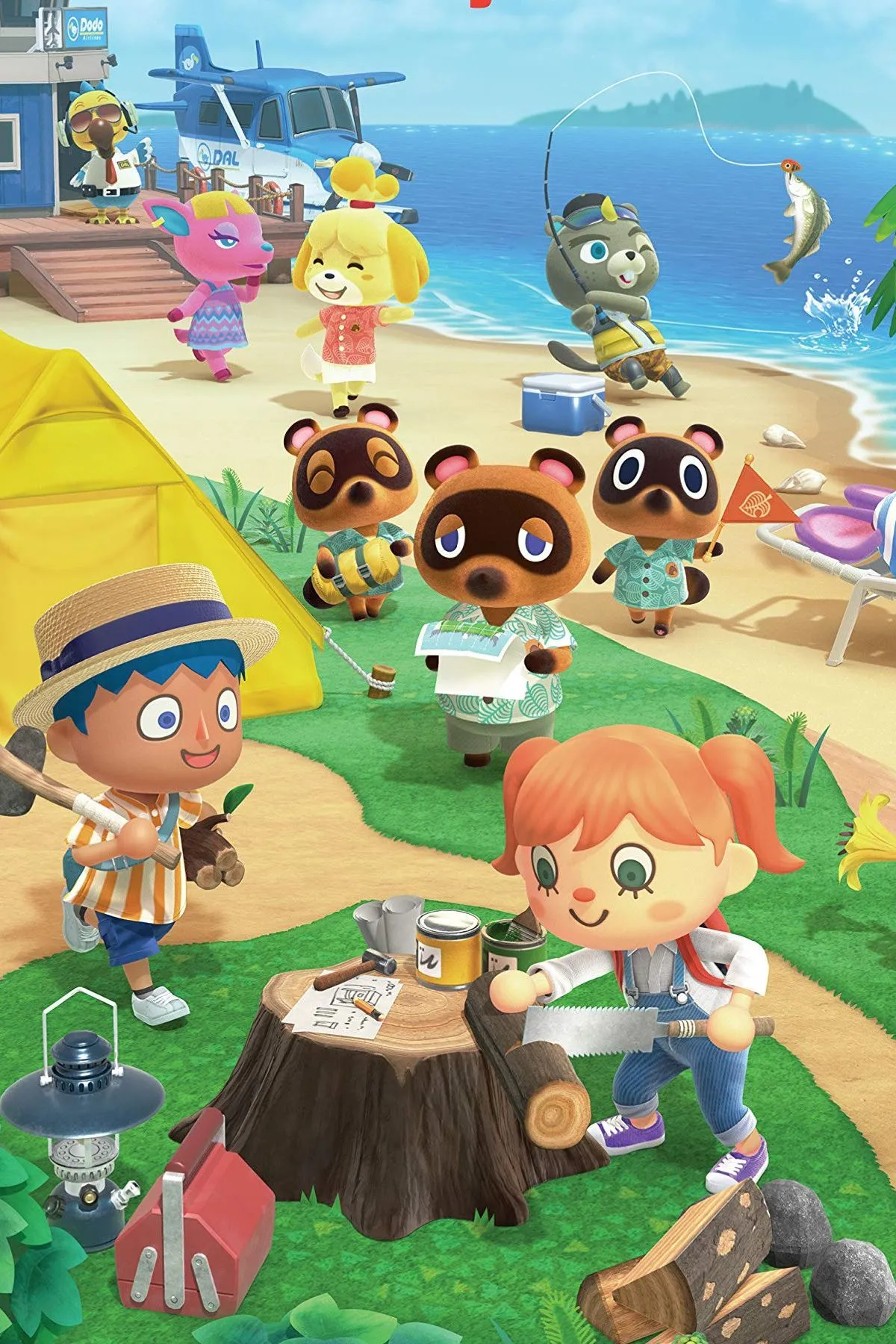 Hình ảnh tựa game Animal Crossing: New Horizons, một trong những game có dữ liệu save game độc quyền trên Switch.
