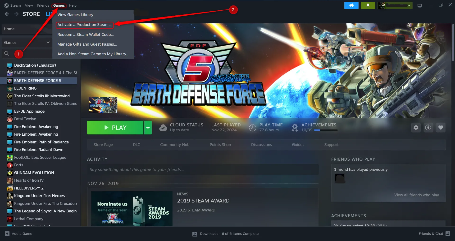 Hướng dẫn từng bước cách kích hoạt key game kỹ thuật số trên Steam