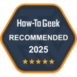 Huy hiệu "Được How-To Geek Đề Xuất 2025" cho Apple Mac Mini M4