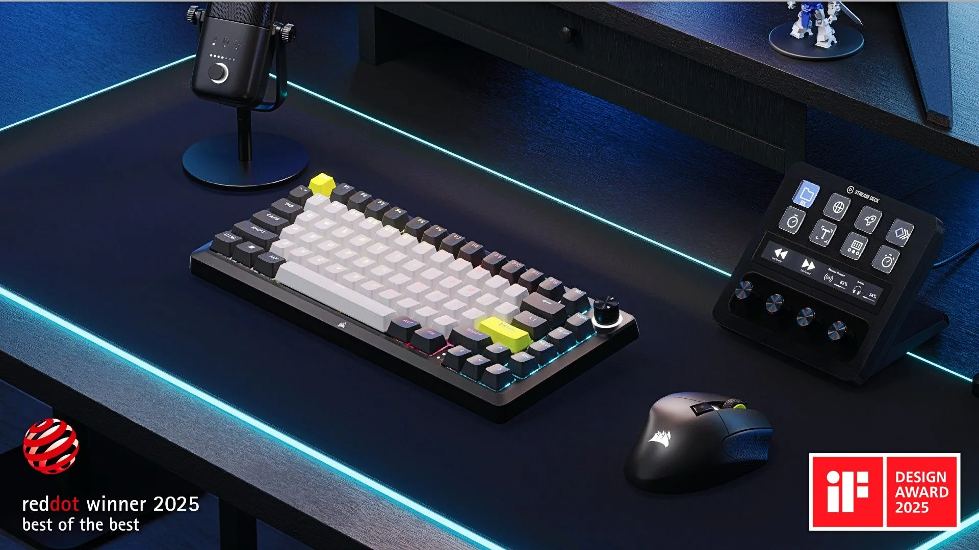 Kit bàn phím tự lắp Corsair MAKR 75 đã được lắp ráp