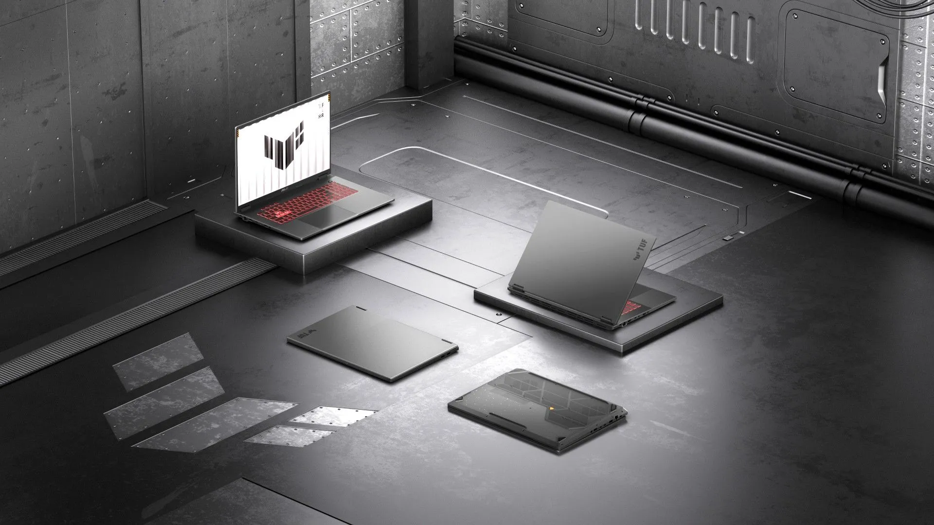 Laptop gaming ASUS TUF Gaming A18 màu xám Eclipse