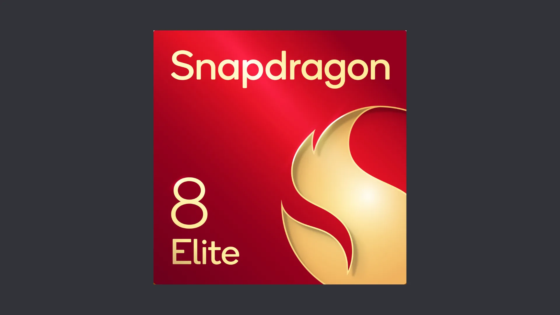 Linh vật chính thức của chipset Snapdragon 8 Elite trên nền xám