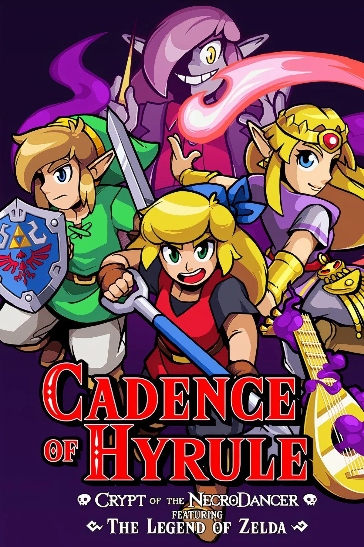 Link chiến đấu theo nhịp điệu trong game demo Cadence of Hyrule trên Nintendo Switch