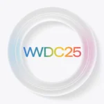 Logo WWDC25 của Apple trên nền trắng, biểu tượng hội nghị các nhà phát triển toàn cầu