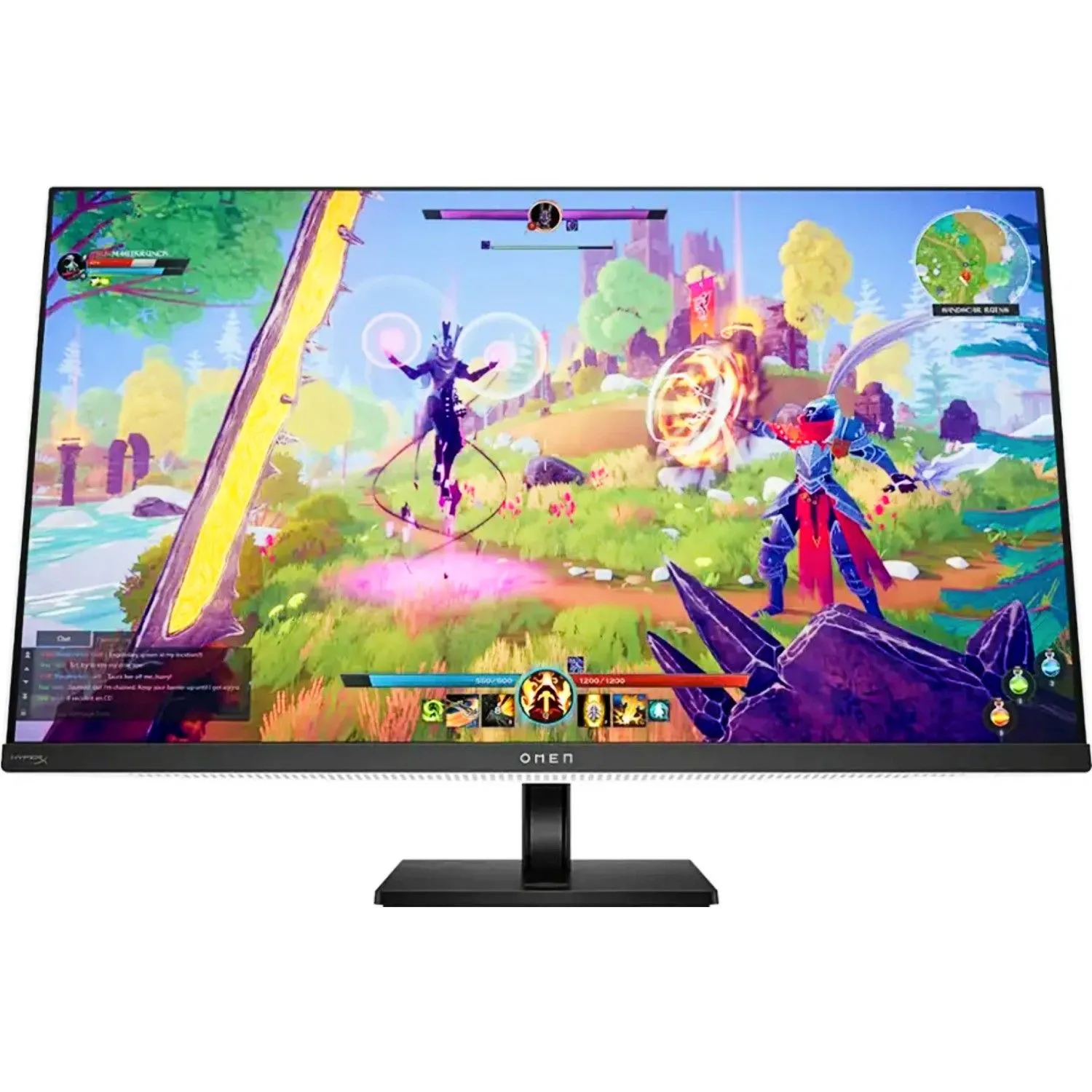 Màn hình gaming HP Omen Transcend QD-OLED 4K với chân đế điều chỉnh độ cao, hiển thị game sắc nét