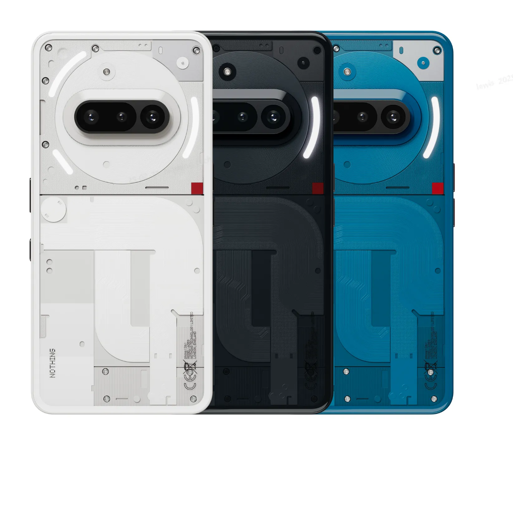 Màn hình hiển thị chính của Nothing Phone (3a) với giao diện người dùng tối giản và tinh tế.