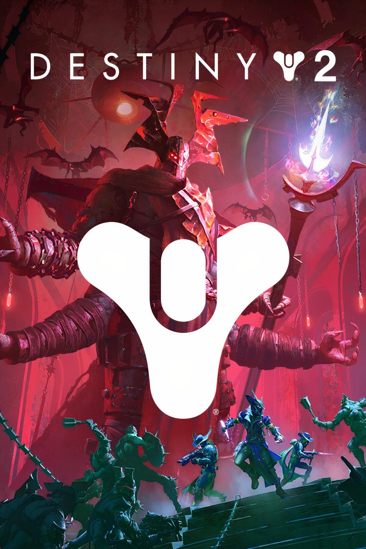 Một Guardian trong Destiny 2 đang sử dụng sức mạnh đặc biệt, với hiệu ứng ánh sáng rực rỡ và các pha hành động tốc độ cao trong một trận chiến chống lại quái vật ngoài hành tinh, gợi nhớ đến các trận chiến trong Star Wars.