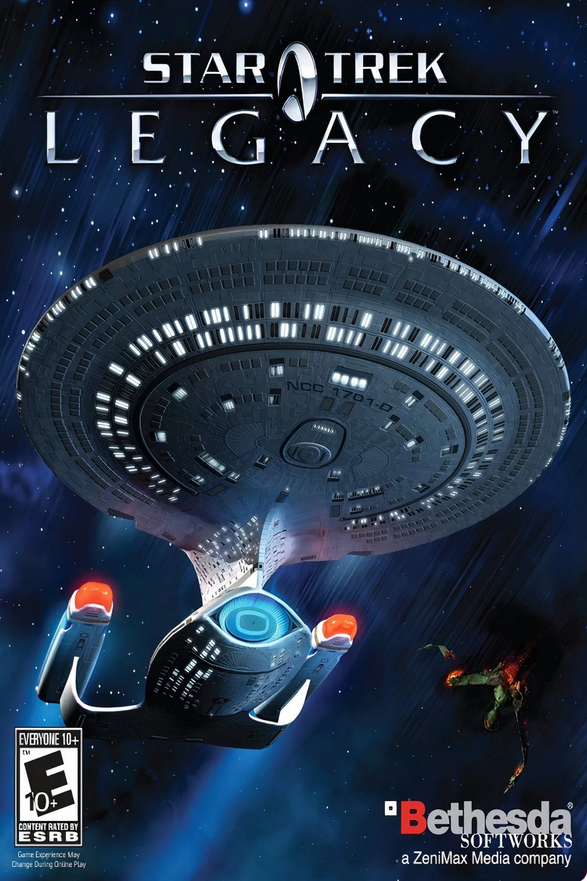 Một nhóm phi thuyền của Starfleet và các chủng tộc khác tham gia trận chiến hoành tráng trong game Star Trek: Legacy