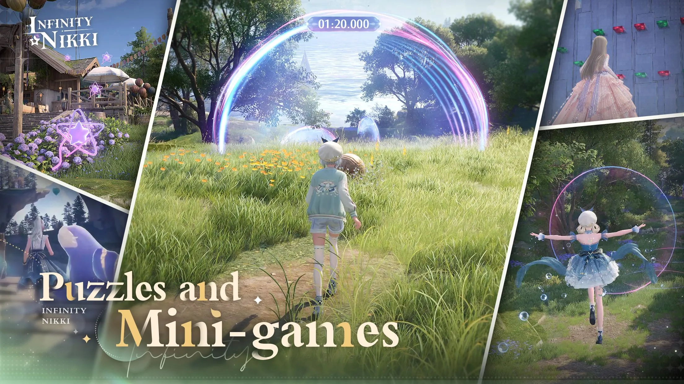 Một phong cách trang phục độc đáo khác của Nikki trong Infinity Nikki, nhấn mạnh yếu tố thời trang đa dạng của game