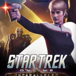 Người chơi điều khiển phi thuyền trong game Star Trek Online, tái hiện một trận chiến không gian kịch tính với hiệu ứng kỹ thuật số