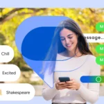Người dùng trải nghiệm tính năng Google Messages mới, với giao diện hiện đại và tiện lợi.