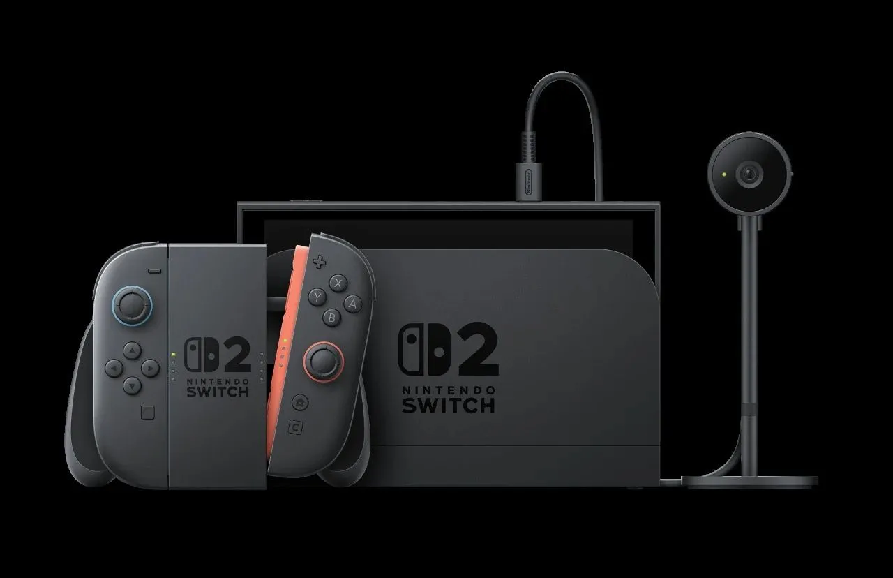 Nintendo Switch 2 kết nối với camera USB, minh họa khả năng tương thích phụ kiện ngoài