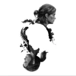 Nữ nhân vật Ellie trong giao diện của bộ sưu tập The Last of Us Complete trên PlayStation 5.