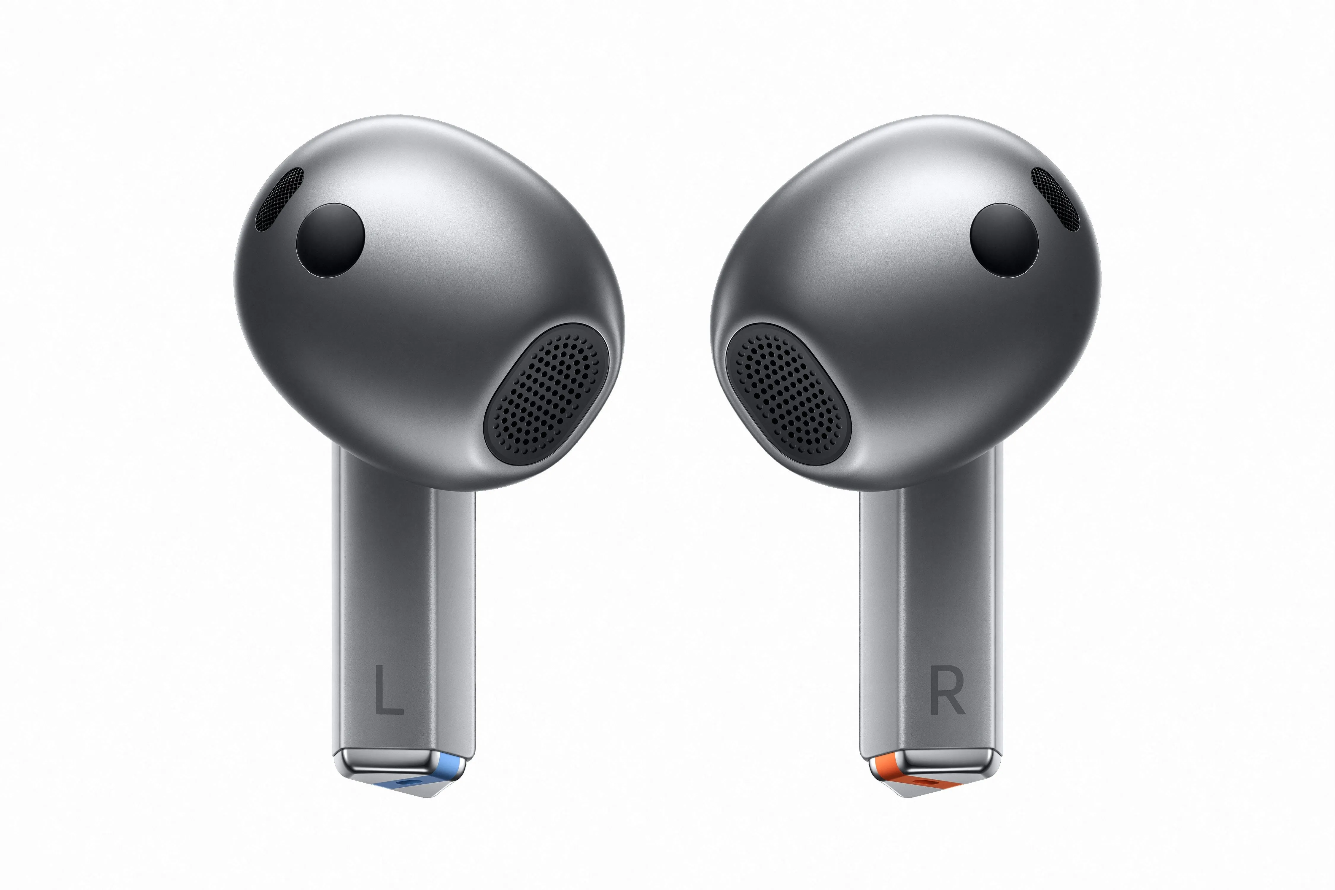 Tai nghe không dây Samsung Galaxy Buds 3 màu trắng, sản phẩm hỗ trợ tính năng theo dõi tư thế.