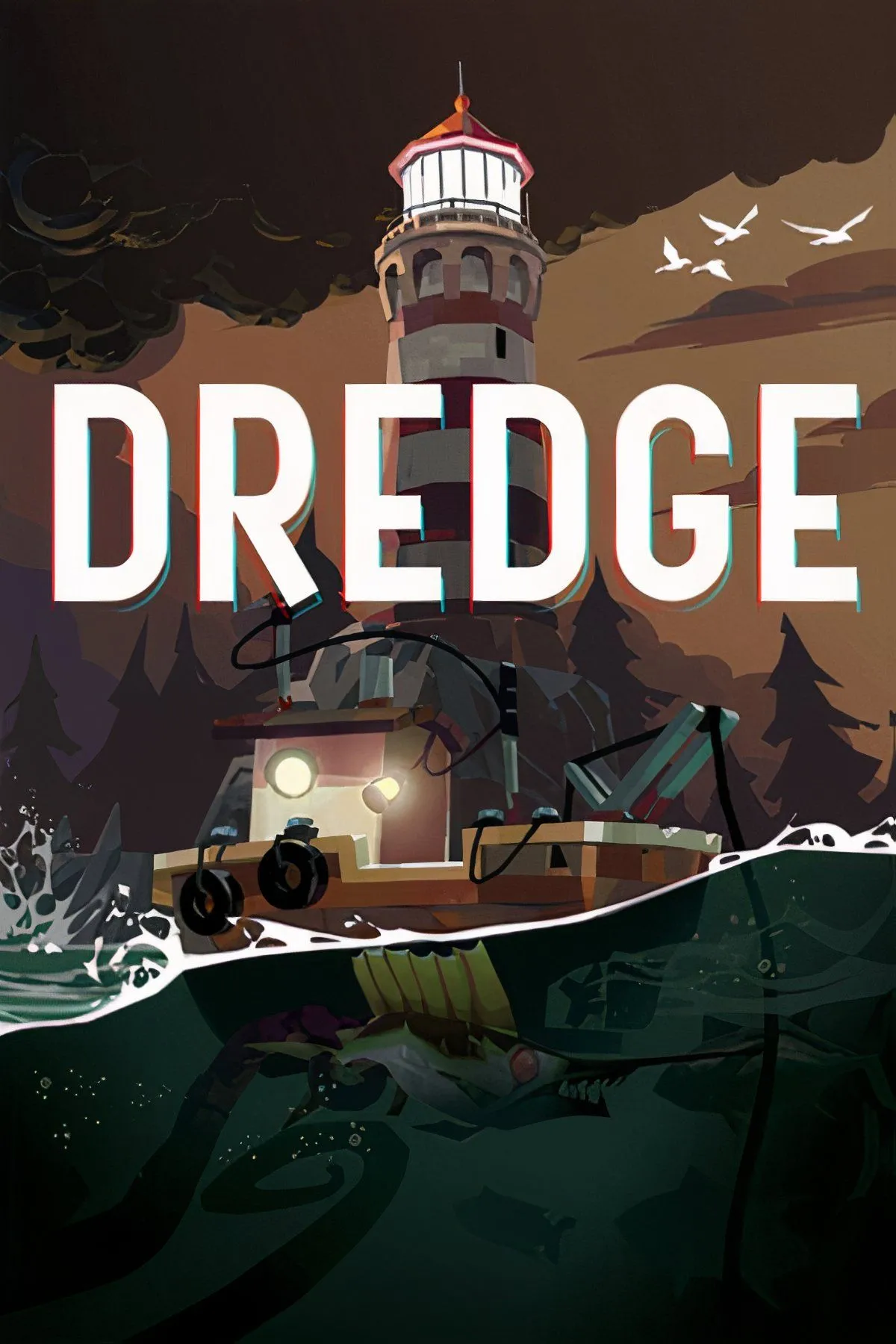 Tàu đánh cá nhỏ giữa màn sương bí ẩn trong game Dredge demo kinh dị trên Nintendo Switch