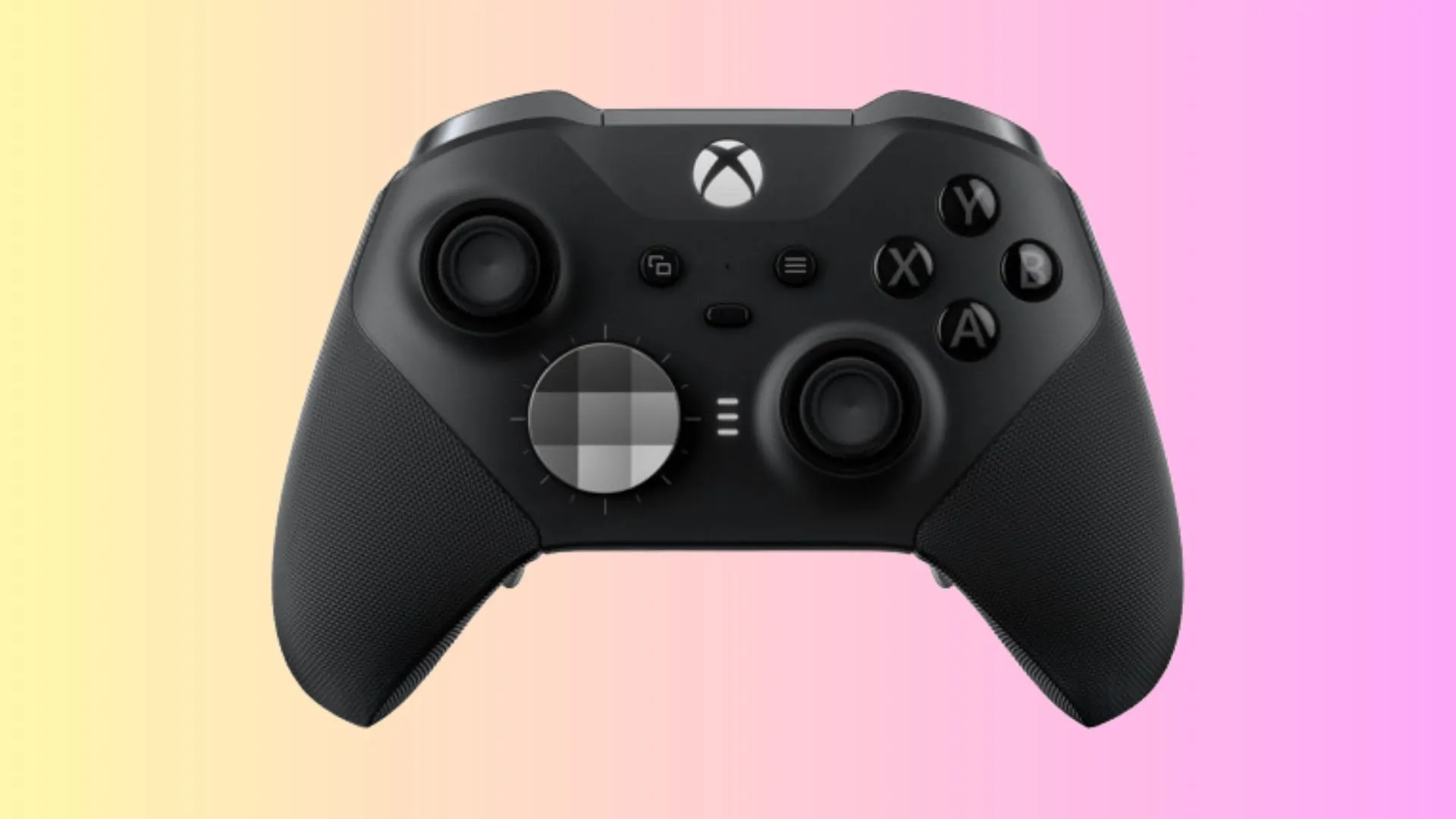 Tay cầm không dây Xbox Series 2 Core trên nền chuyển màu