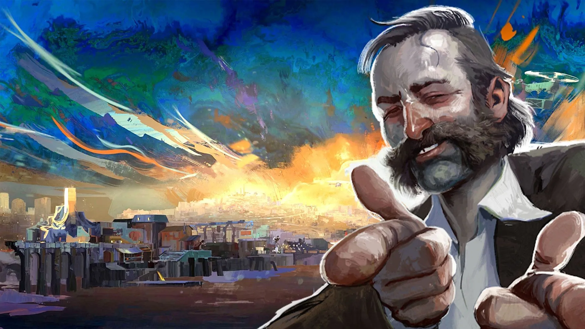 Thám tử Harrier &quot;Harry&quot; Du Bois trong trò chơi nhập vai tường thuật Disco Elysium, một kiệt tác game AA với cốt truyện sâu sắc và hệ thống đối thoại độc đáo.