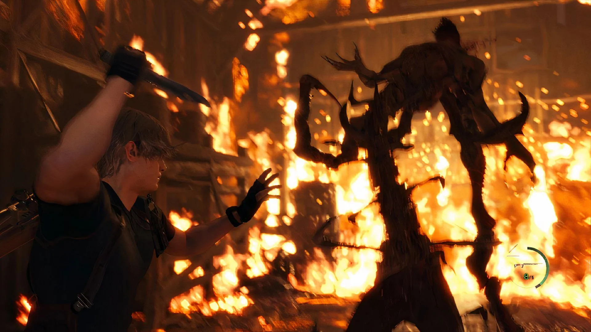 Thiết kế quái vật đáng sợ trong Resident Evil, thể hiện chất kinh dị.