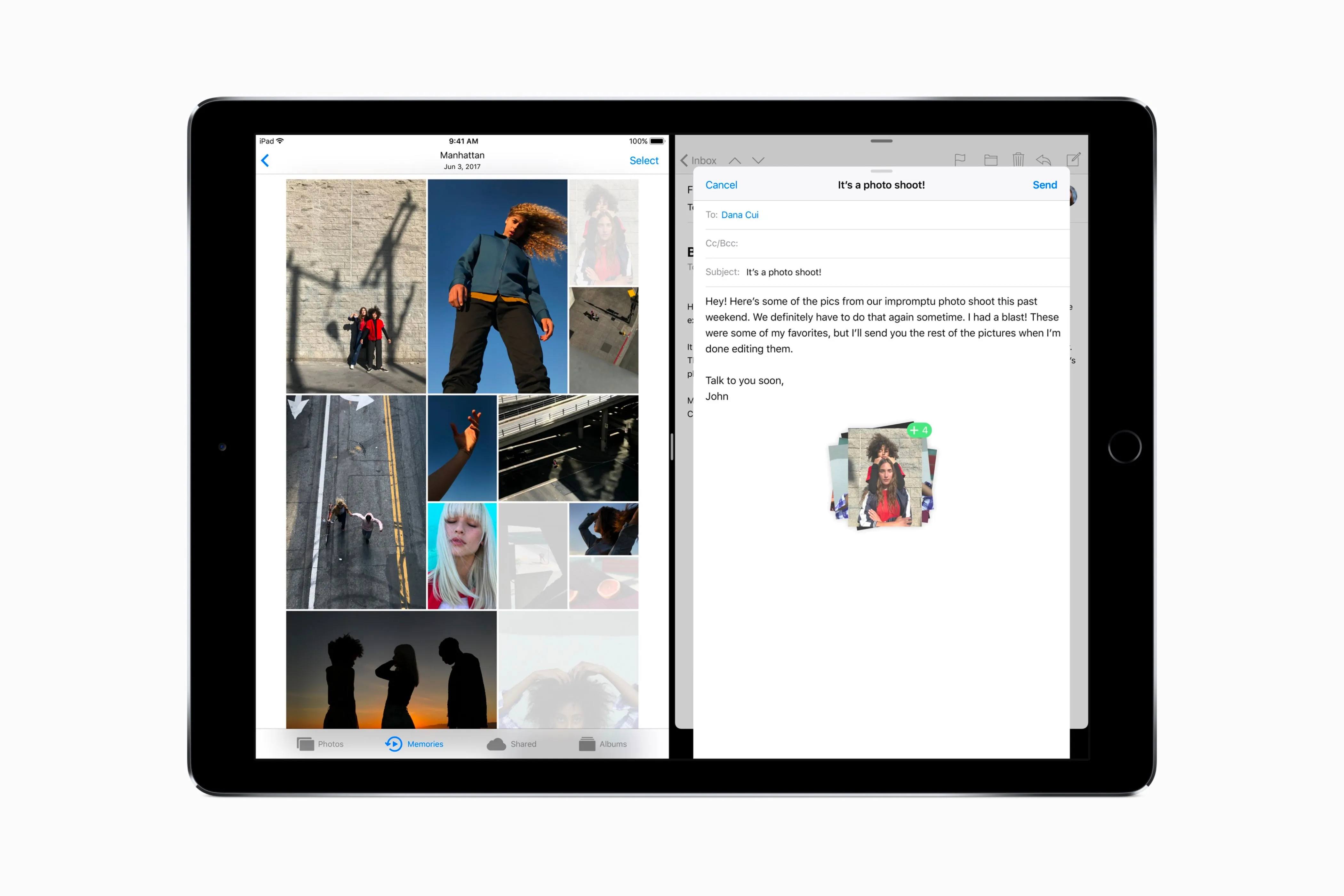 Tính năng kéo thả (Drag and Drop) trên iPad chạy iOS 11, tăng cường hiệu suất làm việc