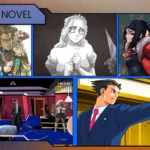 Tổng hợp hình ảnh các nhân vật từ nhiều visual novel khác nhau, minh họa thể loại game.