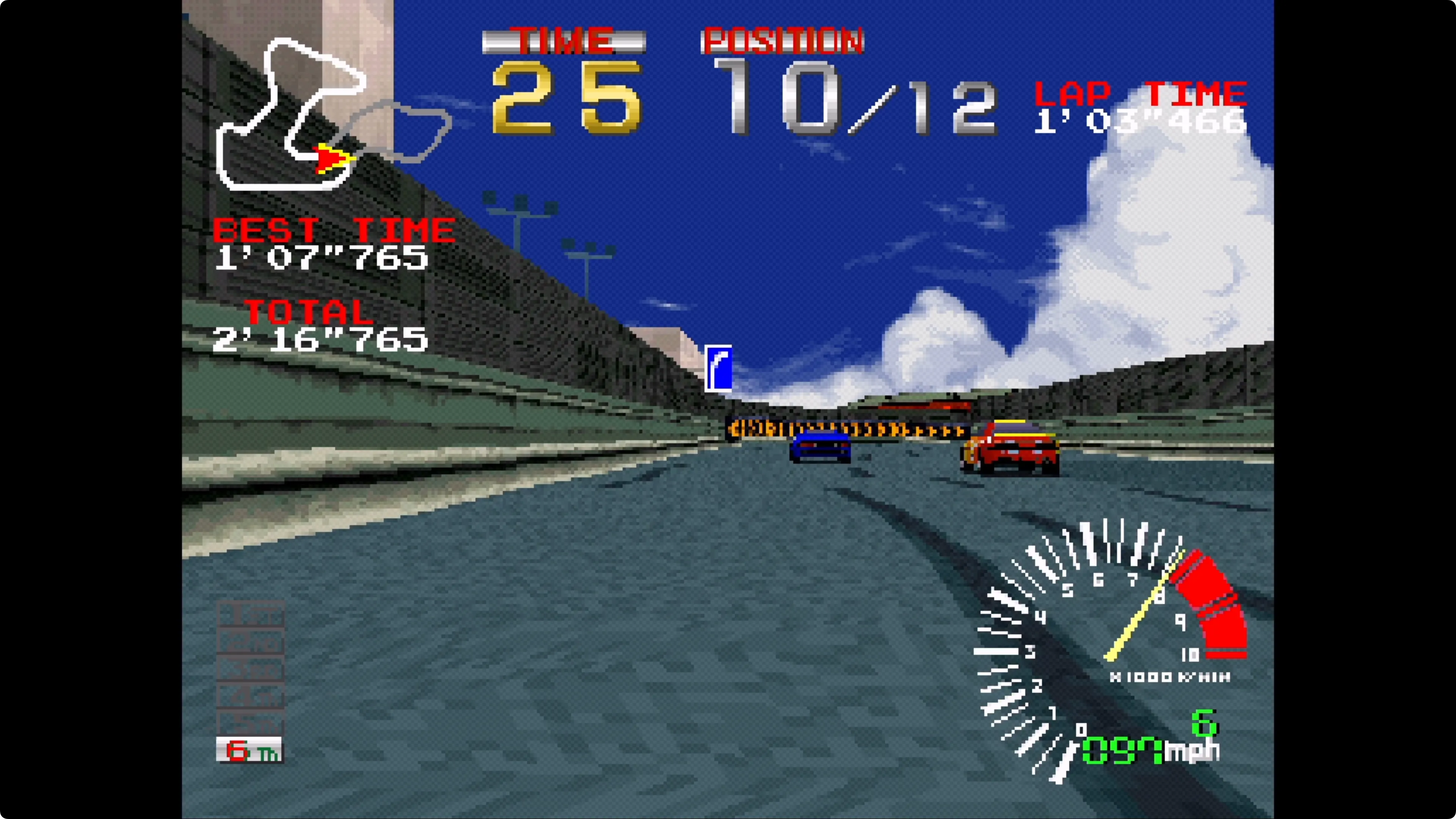 Trò chơi đua xe Ridge Racer trên PlayStation 1 đang chạy trên Apple TV, cho thấy lỗi âm thanh nghiêm trọng nhất trong thử nghiệm