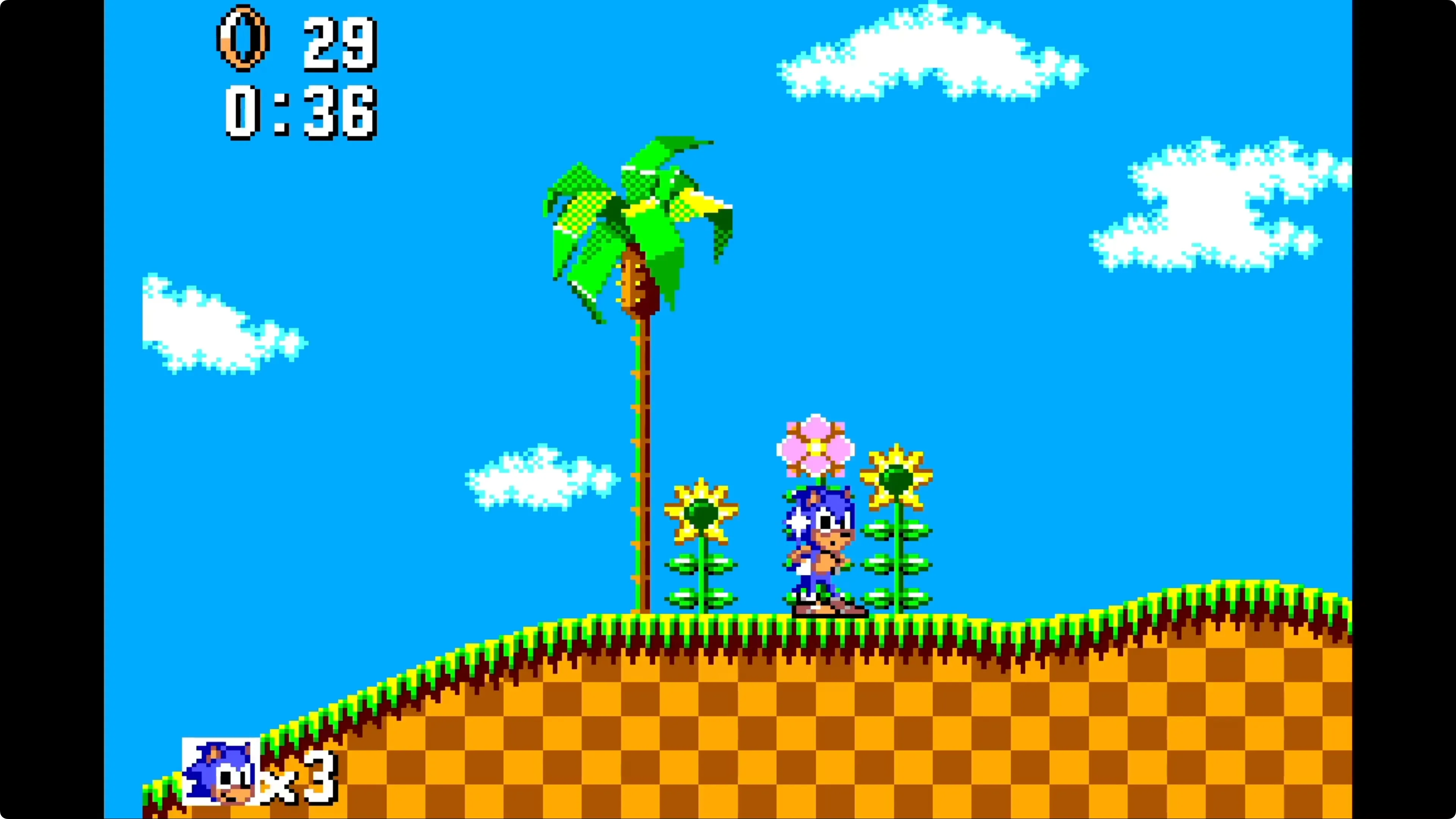 Trò chơi Sonic the Hedgehog trên SEGA Genesis đang chạy trên Apple TV, minh họa hiệu năng giả lập game retro