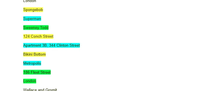 Ví dụ lỗi dữ liệu bị trộn lẫn hoặc không đúng thứ tự sau khi trích xuất OCR trong Google Docs, cần chỉnh sửa thủ công.