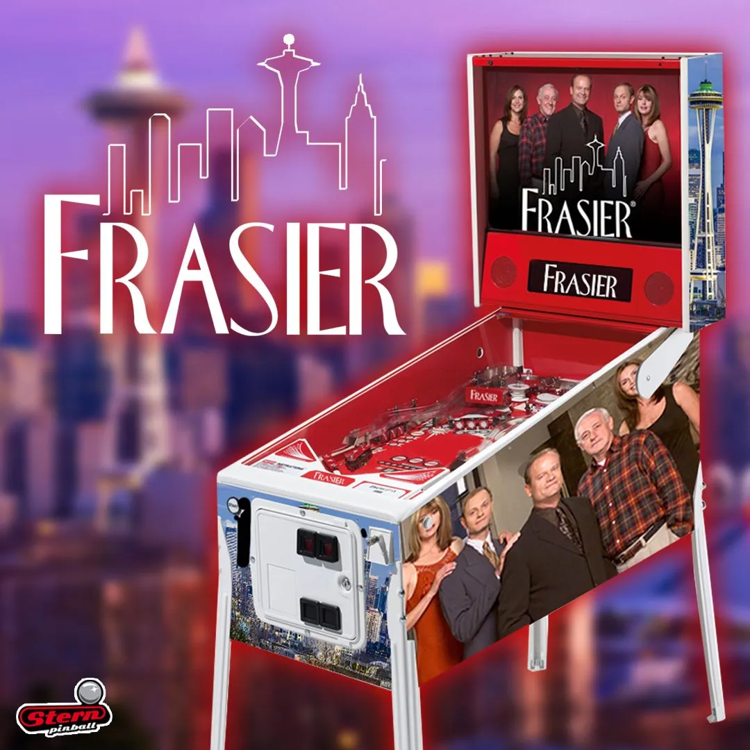 Bản phác thảo máy pinball Frasier, một ý tưởng game Cá tháng Tư độc đáo từ Stern Pinball