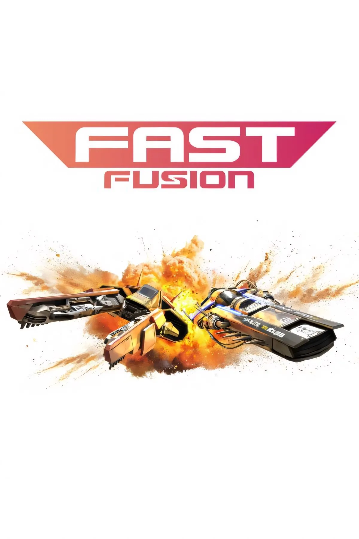 Bìa game FAST Fusion với thiết kế xe đua tương lai và tốc độ cao.