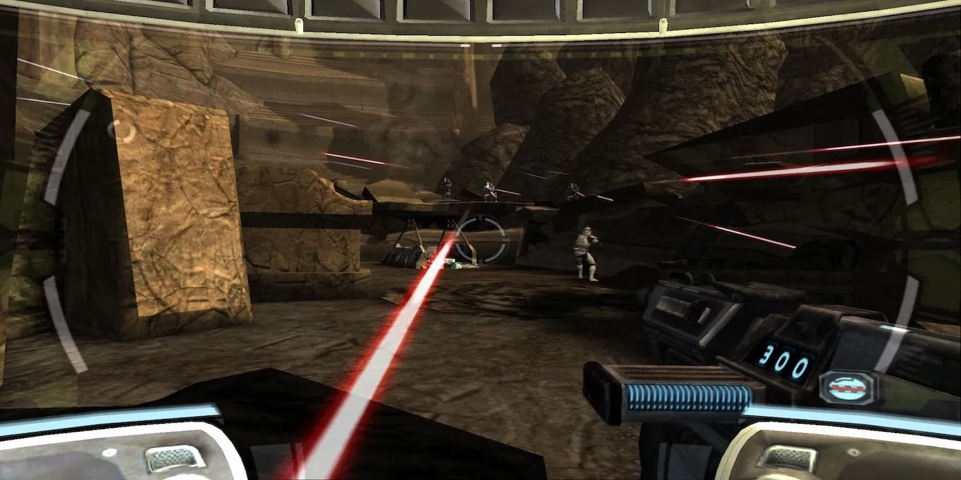 Biệt đội Republic Commando Delta Squad trong một nhiệm vụ chiến đấu căng thẳng.