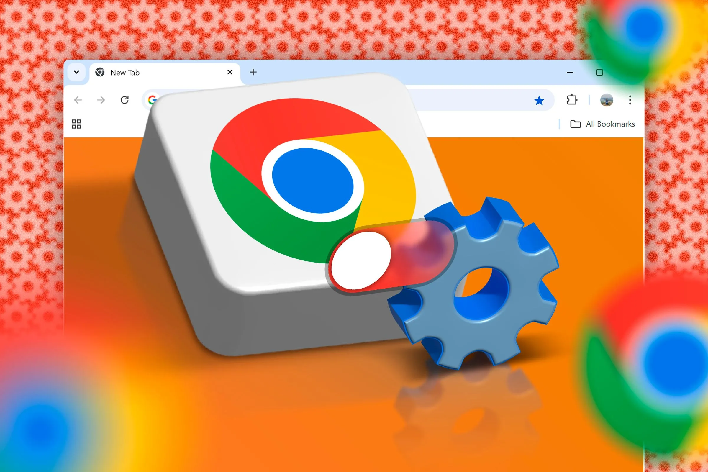 Biểu tượng Chrome và cài đặt cá nhân hóa trình duyệt